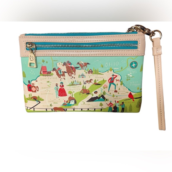 Spartina 449 Kentucky Themed Clutch - Multicolor - Picture 2 of 6
